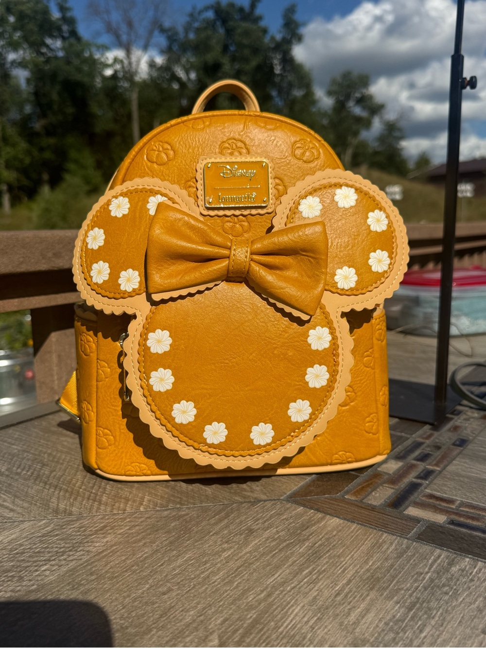 NWT Loungefly Disney Minnie Mouse Pumpkin Pie Cinnamon Scented Mini Backpack